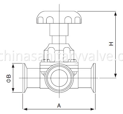 sanitary-three-way-diaphragm-valve-kaysen